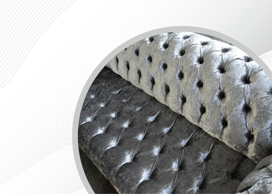 3-sëtzer Wunnlandschaft 3 Sëtzer Garnitur Design Sofa Couch Modern Couchen