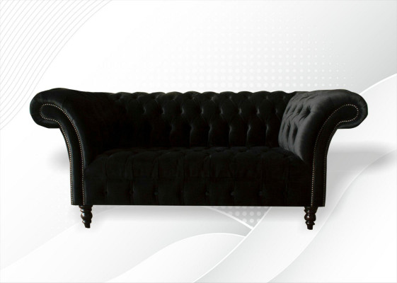 Chesterfield Zwëschesëtz Sofa 2 Sëtzer Klassesch Nei Couchen Sofas Polster Nei