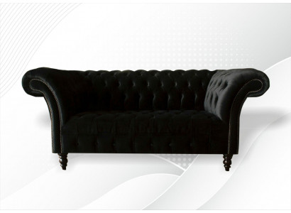 Chesterfield Zwëschesëtz Sofa 2 Sëtzer Klassesch Nei Couchen Sofas Polster Nei