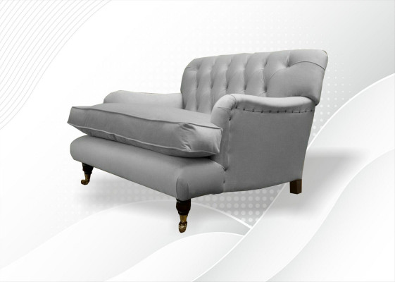 Chesterfield Fauteuil Fernseh Design Polstersofa Canapé Chesterfield Textil Nei