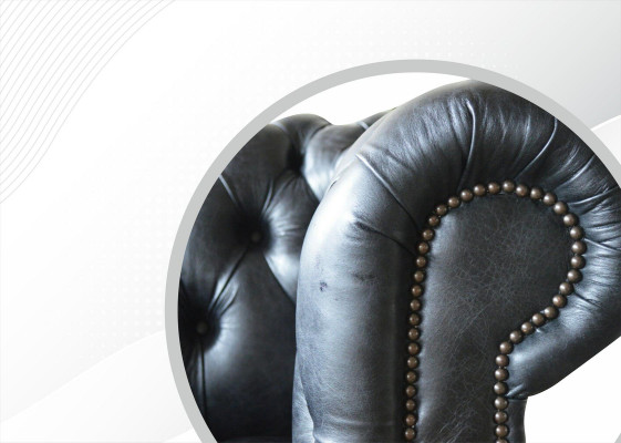 Chesterfield Gepolstert Canapé Lieder Canapé Sofa Garnitur Zweisitzer Sofa Samt Neit