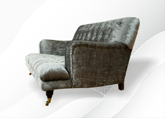 Canapé 2er Set Design Chesterfield Canapé Gestofféiert Canapéen Couch Modern Luxus Nei