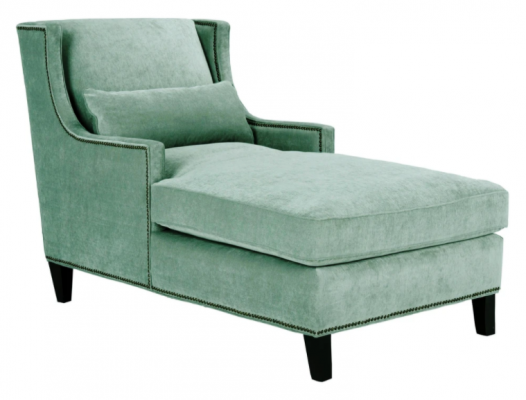 Chaiselongue Léin Miwwel Ottoman Wuonzëmmer Design Canapé Beige Stoff Léin