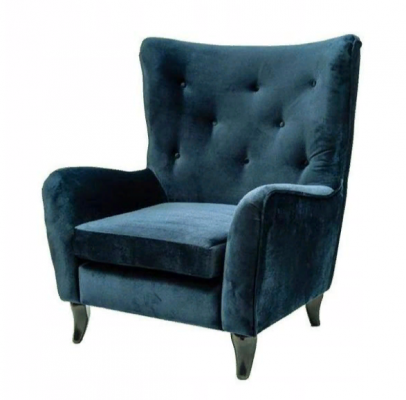 Sëtz Stoff Chesterfield Samett Miwwelen Wunnzëmmer Modern Couchen Blo