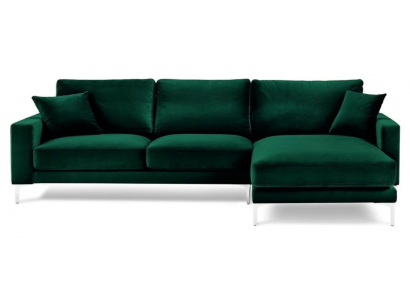 Loft Sofa Luxus Eckcouch Miwwelen Eckgarnitur Samt Couchen Wunnzëmmer Sofae gréng