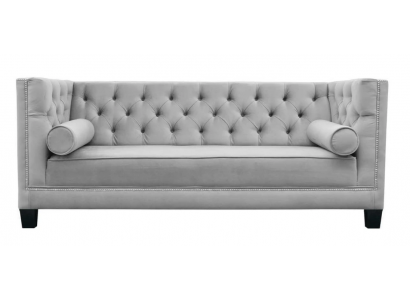 Luxus Gro Chesterfield Samt Drësëtzer Polster Miwwelen Hotel Wunnzëmmer Praxis