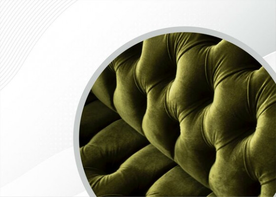 Canapé Zweesëtzer 2 Sëtzer Klassesch Polster Nei Couchen Chesterfield Sofa Nei