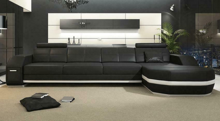 Modern Fändelschëff Wunnzëmmer Sofa Couch Garnitur Polster
