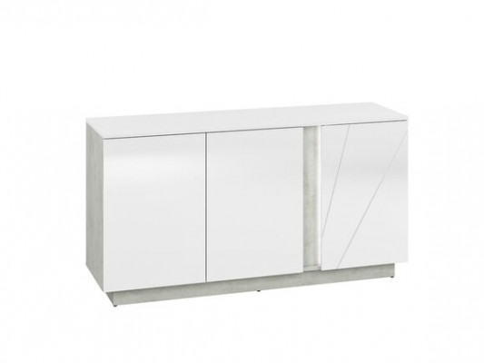 Wunnzëimmermiwwel Set Design Sideboard Couchtisch Kommode Vitrine 3tlg