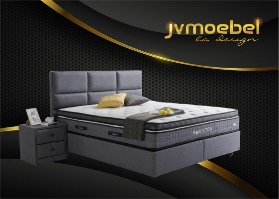 Bettgestell Stoff Miwwelen Luxus Modern Better Bett Textil Schlofkummer Design Neit