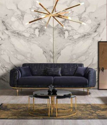 Luxus Garnitur Set Sofagarnitur 3+3+1 Sëtz Holz Canapéen Fotell Couch