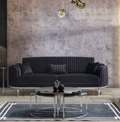 Sofagarnitur 331 Sëtzer Couch Polster Lehn Sofa Garnitur Textil Stoff