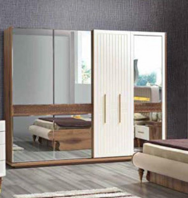 Kleederschaaf Schaf Luxus Holz Schief Mobilier Design Schlofzëmmer