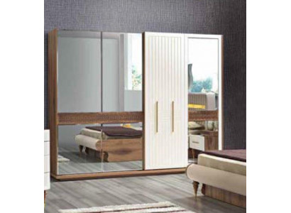 Kleederschaaf Schaf Luxus Holz Schief Mobilier Design Schlofzëmmer