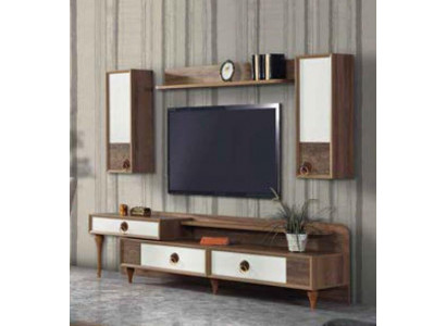 RTV Lowboard Wunnzëmmer Miwwelen Sideboard Wandregal Regal TV Schaf