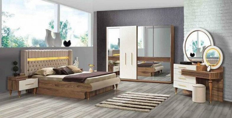 Bett Duebelbett Better Miwwelen Ariichtung Neit Schlofzëmmer Miwwelen Design