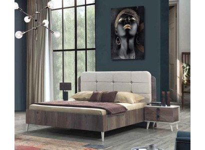 Bett Duebelbett Schlofzëmmer Design Better Modern Gepolstert Holz