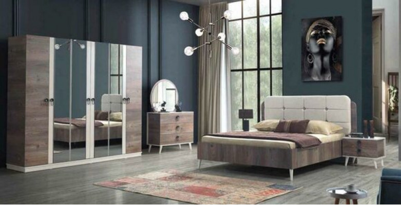 Bett Duebelbett Schlofzëmmer Design Better Modern Gepolstert Holz