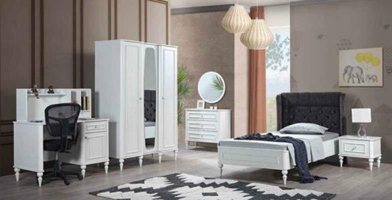 Jugendbett Eenzelbetten Chesterfield Schlofkummermiwwelen Gepolstert