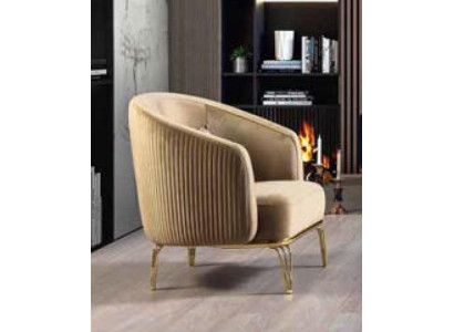 Fauteuil Modern Canapé Sofa Relax Stoff Lounge Textil Sëtz Luxus Sëtz Polyester