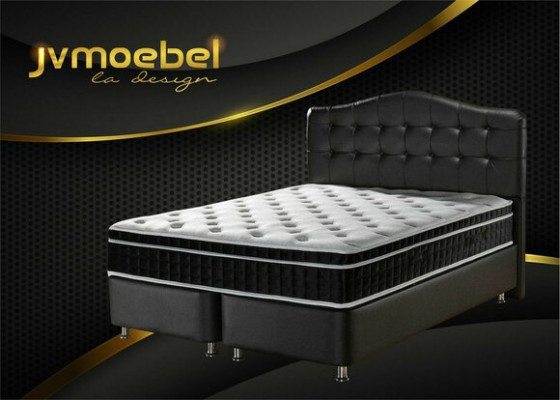 Bett Lieder 2x Nuetsdësch 3 Stéck Schlofzëmmer Set Miwwelen Modern Luxus Better Neien