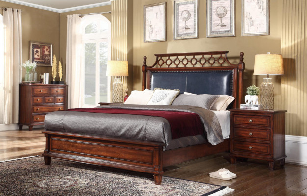 Designer Italienesch Miwwelen Bett Duebel Schlofzëmmer 180x200cm Neit Better Lieder