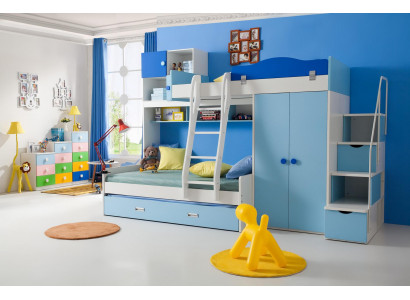 Biedem Héichbett Echt Holz Kanner & Jugend Zëmmer Nei Duebbelstack Bett Stackbetten