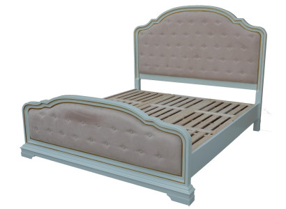 Holzbeet Bett Duebelbett Massivholz Schlofzëmmer Hotelbetter 180x200cm Eech Nei
