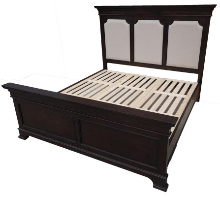 Design Duebelbett Liederbett Better Bett Holz Polster Schlofzëmmer Bestietnes 180x200