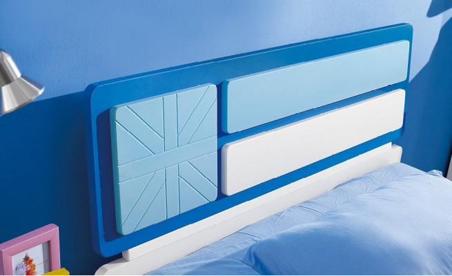 Kannerzëmmer Set Bett Kleederschaf Modern Jugend Schlofzëmmer Neit 4tlg.Set