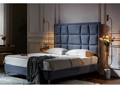 Design Bett Schlofkummer Better Textil Hotel Luxus Polstersëtz Stoff Nei Miwwelen
