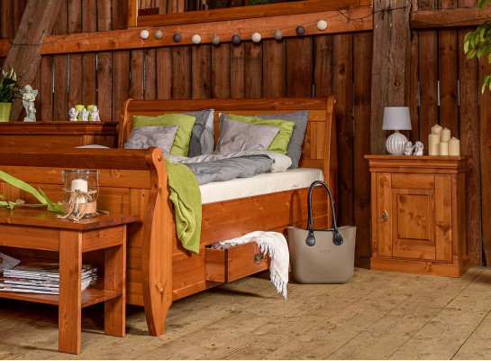 Luxus Bett 2x Nuetstësch 3-Teilig Set Better Duebelbett Schlofzëmmer Hotel Bestiet Neu