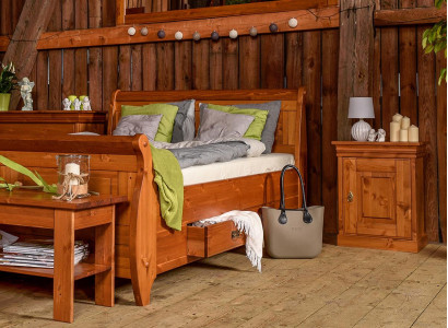 Luxus Bett 2x Nuetstësch 3-Teilig Set Better Duebelbett Schlofzëmmer Hotel Bestiet Neu