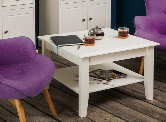 Holz Couchtisch Kaffisdësch Säitentësch Design Dësch Wunnzëmmerdësch Dëscher