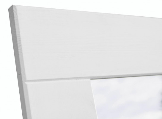 Rechteckegen Landhausspigel mat Holzrahmen Wandspigel XXL Holz Landhaus Nei