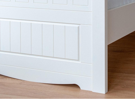 Designer-Schlofzëmmer Bett 2x Nuetsdëscher Kleederschaf Set Nei 180x200cm 4tg.