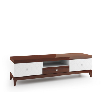 Klassesche Hochglanz RTV Schrank Sideboard TV Board Designer Mauer