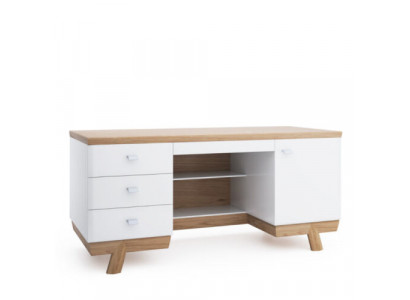 Moderne Schreifdësch Dësch Schreifdëscher Büro Office Chef Dëscher Holz Aspen