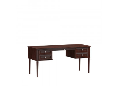 Edele Holz Büro Schreifdësch Klassesch Dësch Dëscher Büro Antik Stil Monaco