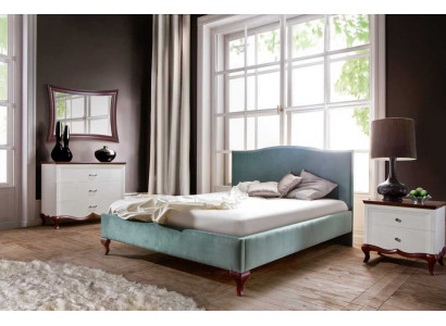 Designer Bett Betten Duebett Duebelbett Polsterbett Liederbett - Modell CL-2