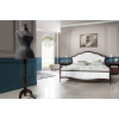 Bett Bestietsbett Duebelbett Kinnekbett Schlofzëmmer Klassesch Liederbett Modell V-2T
