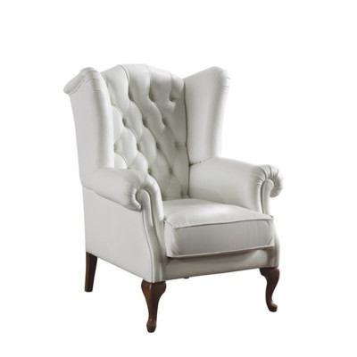 Sesseldesign Miwwelen Polster Modern Relax Lounge Sofa Héiersessel Chesterfield