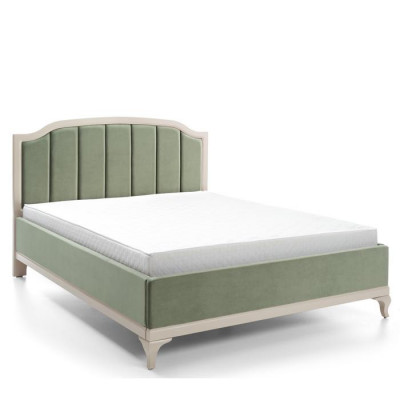 Design-Bett Luxus-Doppel Hotelbette Schlof Zëmmer Lieder Modern Stoff 160*200cm