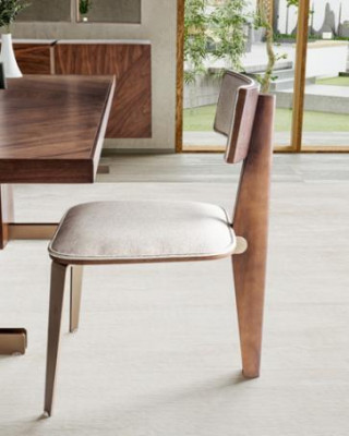 Brongen Iessdësch Designer Dëscher Dësch + 4x Lienstill Miwwelen 5tlg. Set