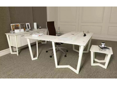 Pult Büro Kommode Eckpult Büro Garnitur Akteschaf 3-deeler.
