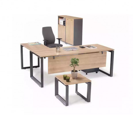 Exklusiv Büro Miwwelen Eckschrëftschaf Kommoud Dësch 2x Akteschiefen