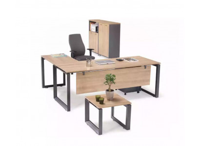 Exklusiv Büro Miwwelen Eckschrëftschaf Kommoud Dësch 2x Akteschiefen