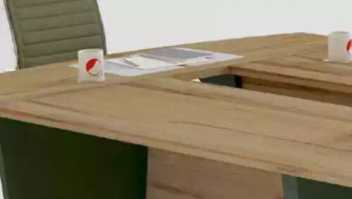 XXL Reuniounsdësch Konferenzdësch Bürodesk 390x180 Groussen Dësch Big