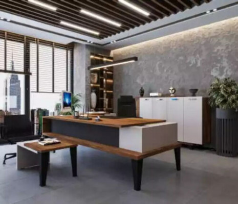 Designer Schreibtisch Exklusiv Büro Miwwelen Dësch Groussen Chefdësch