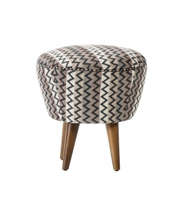 Polsterhocker Hocker Puff Fouss-Hocker Sëtz-Hocker Ottoman Stoff Gro Sëtz